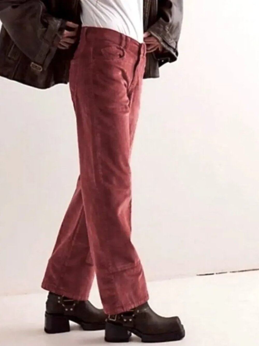 FREE PEOPLE WE THE FREE RISK TAKER CORDUROY PANTS